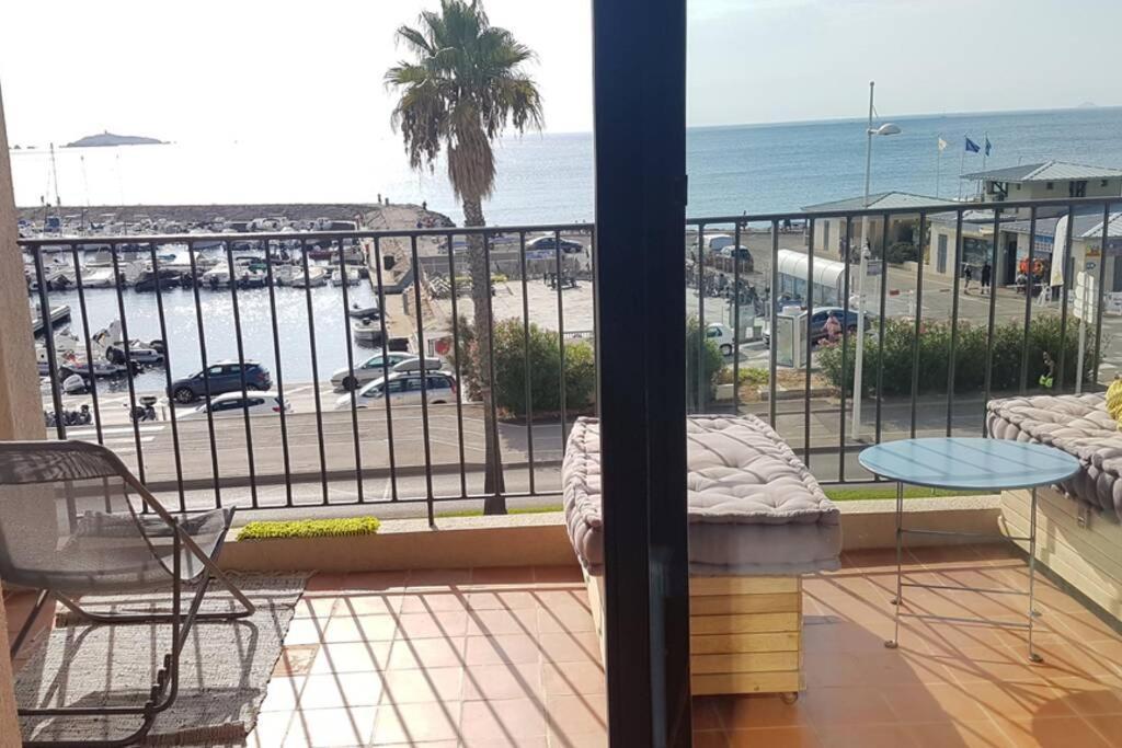 T2 Magnifique Vue Mer Panoramique Six-Fours-les-Plages Kültér fotó