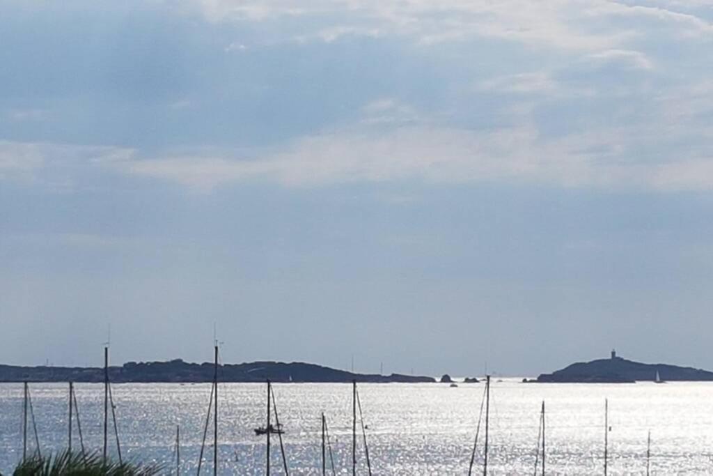 T2 Magnifique Vue Mer Panoramique Six-Fours-les-Plages Kültér fotó
